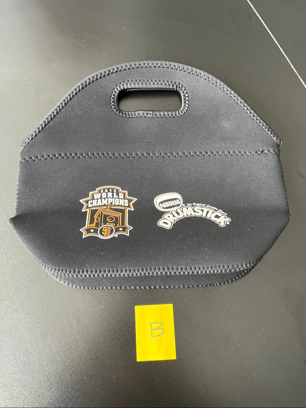 SF Giants 2012 World Champions Drumstick Promotional Lunch Bag Tote USED (#B)